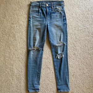 AE Next level stretch ripped skinny jeans